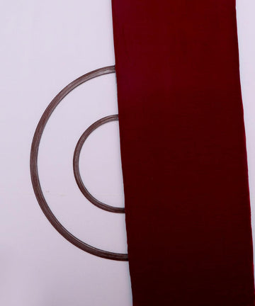 maroon plain velvet fabric b106 6003